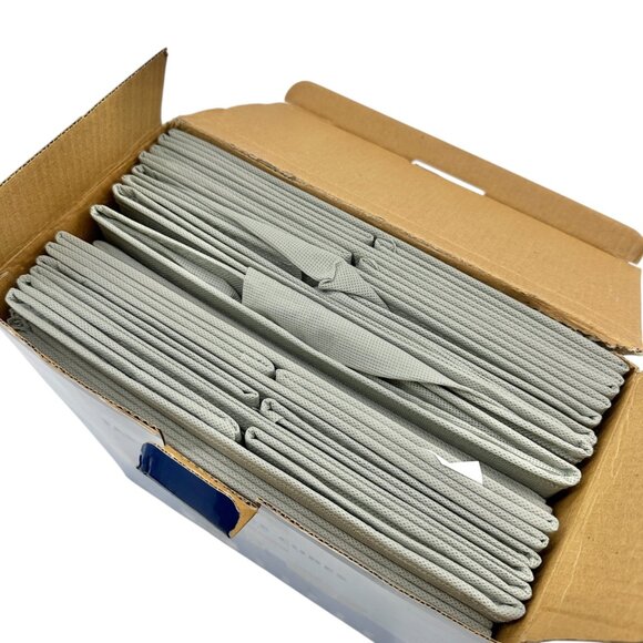 Royexe Fabric Storage Cubes 8-Pack With Dual Handles Light Grey New in Box - Picture 4 of 9